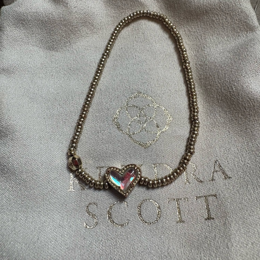 Kendra Scott Silver Heart Bracelet